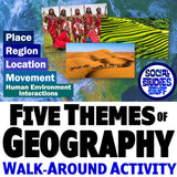 Five Themes of Geography Classify Lesson - Investigate Walk-Around Activity