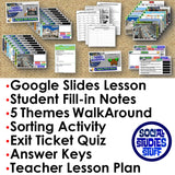 Five Themes of Geography Classify Lesson - WalkAround Activity | Print & Digital