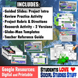 5 Themes of Geography Research Project - GlobeMan PBL Activity - Google Digital Resources