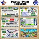 5 Themes of Geography Research Project - City Mosaic Activity | Print & Digital