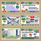 5 Themes of Geography Research Project - City Mosaic Activity | Print & Digital