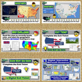 The 5 Themes of Geography United States Lesson & Map Activities - MS Digital Resources