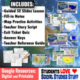 The 5 Themes of Geography United States Lesson & Map Activities - Google Digital Resources