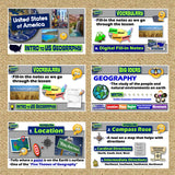 US Geography Intro Lesson - United States Map Skills Practice | Print & Digital