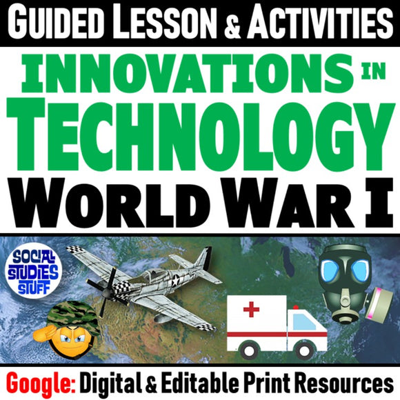 WWI Inventions and Innovations 5-E Lesson | World War I Technology | Microsoft