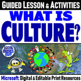 What is Culture? Lesson | FUN Cultural Trait Intro | Print & Digital | Microsoft