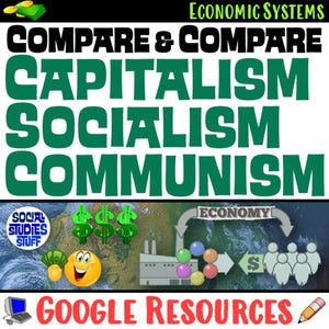 Compare Economies Digital Lesson - Communism, Capitalism, Socialism - Social Studies Stuff