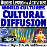 Cultural Diffusion McDonalds in India 5E Lesson | Print & Digital | Microsoft