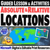 Absolute & Relative Location Lesson & Map Activities - Microsoft Digital Resources