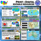 Absolute & Relative Location Lesson - Map Skills Practice Activities