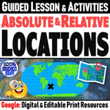 Absolute & Relative Location Lesson & Map Activities - Google Digital Resources