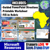 Africa Word Cloud Worksheet - African Culture & Geography Activity - Microsoft Resource