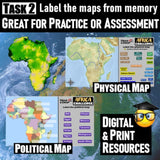 African Geography & Africa Map Skills Practice Activities - Microsoft Digital Resources