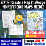 African Geography & Africa Map Skills Practice Activities - Microsoft Digital Resources