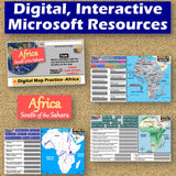 African Geography & Africa Map Skills Practice Activities - Microsoft Digital Resources