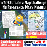 African Geography & Africa Map Skills Practice Activities - Google Digital Resources