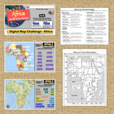 Africa Geography Mapping Challenge - Countries, Capitals & Landforms