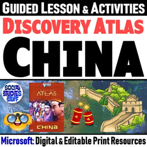 Ancient China Culture, Geography & Inventions Lesson Activities - MS Digital Resources