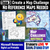 Australia Geography & Oceania Map Skills Practice Activities - Microsoft Digital Resources