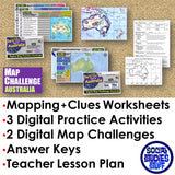 Australia & Oceania Mapping Challenge - Countries, Capitals & Landforms