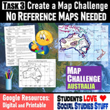 Australia Geography & Oceania Map Skills Practice Activities - Google Digital Resources