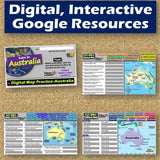 Australia Geography & Oceania Map Skills Practice Activities - Google Digital Resources