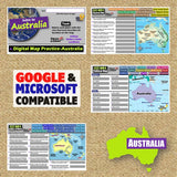 Australia & Oceania Mapping Challenge - Countries, Capitals & Landforms