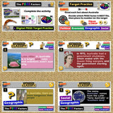 Australia PEGS Factors Lesson - Politics Economy Geography Social - MS Digital Resources