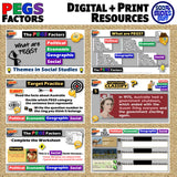 Australia Oceania PEGS Factors Lesson - Geography & Culture | Print & Digital