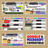 Australia Oceania PEGS Factors Lesson - Geography & Culture | Print & Digital