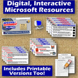 The Bill of Rights in Cartoons Constitution Activity & Worksheet - Microsoft Digital Resource