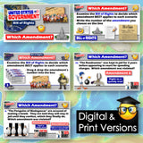 Bill of Rights Activity - Cartoons & Constitution Analysis | Print & Digital