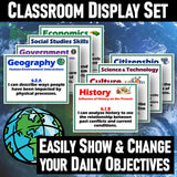 I Can Statements and Signs World Cultures 6th Grade TEKS Social Studies Stuff Lesson Resources