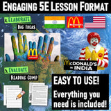 Cultural Diffusion McDonalds in India 5E Lesson | Print & Digital | Microsoft