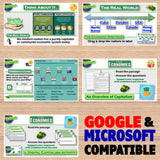 Educational materials on economics with Google and Microsoft compatibility text.