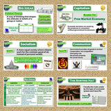 Capitalism, Socialism & Communism Lesson - Economic Systems | Print & Digital