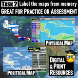 Central America Geography & Map Skills Practice Activities - Microsoft Digital Resources