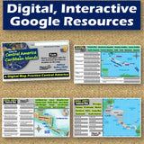 Central America Geography & Map Skills Practice Activities - Google Digital Resources