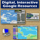 Central America Geography & Map Skills Practice Activities - Google Digital Resources