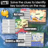 Central Asia Map Skills Activity - Regional Geography Practice