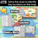Central Asia Mapping Challenge - Countries, Capitals & Landforms