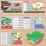 Central Asia Mapping Challenge - Countries, Capitals & Landforms