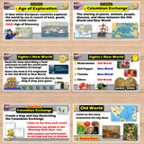 Columbian Exchange Lesson - Mapping Trade & Cultural Diffusion Activities