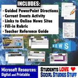 Real World Conflict Resolution & Current Events Activities - MS Digital Resource