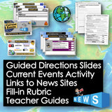 Current Events Crisis Simulation - Global Conflict Analysis | Print & Digital