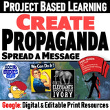 Create Propaganda Project - Persuasion Activity PBL - Google Digital Resources