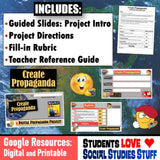 Create Propaganda Project - Persuasion Activity PBL - Google Digital Resources