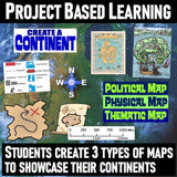 Create a Continent Map Skills Project - Geography PBL - Microsoft Digital Resources