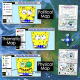 Create a Continent Geography Project - Map Skills & Geo Tools PBL Activity