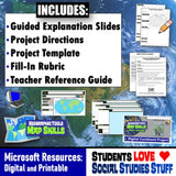 Create a Continent Map Skills Project - Geography PBL - Microsoft Digital Resources